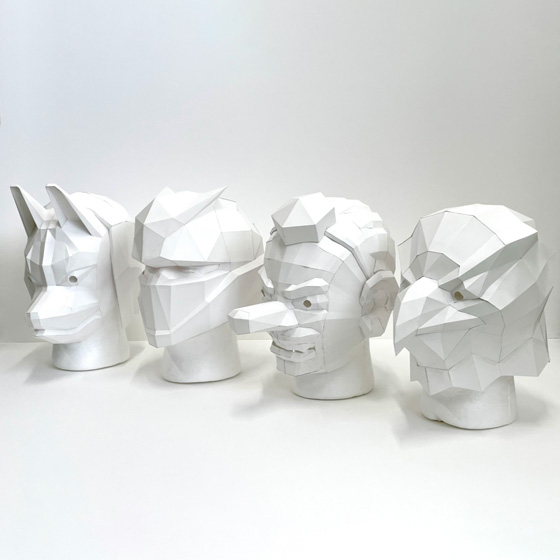 ハイレベルペーパークラフト「チャレンジマスク！」