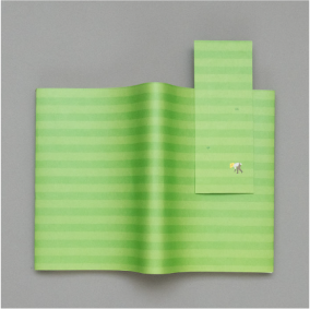 しおり付きブックカバー