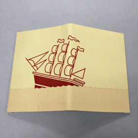 タコとイカのスピン付しおり&ブックカバー